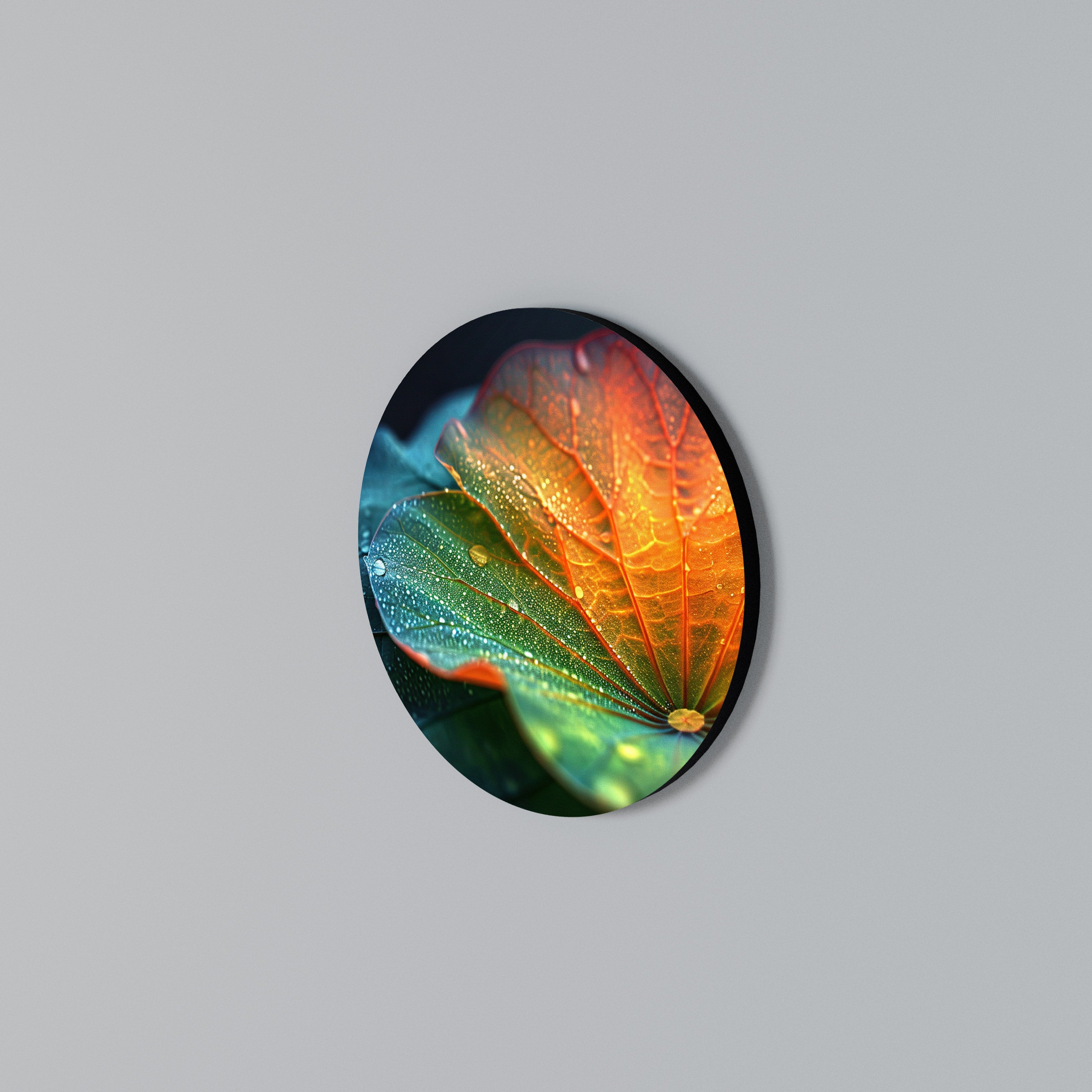 ECHOES OF RAIN Round Wall Art