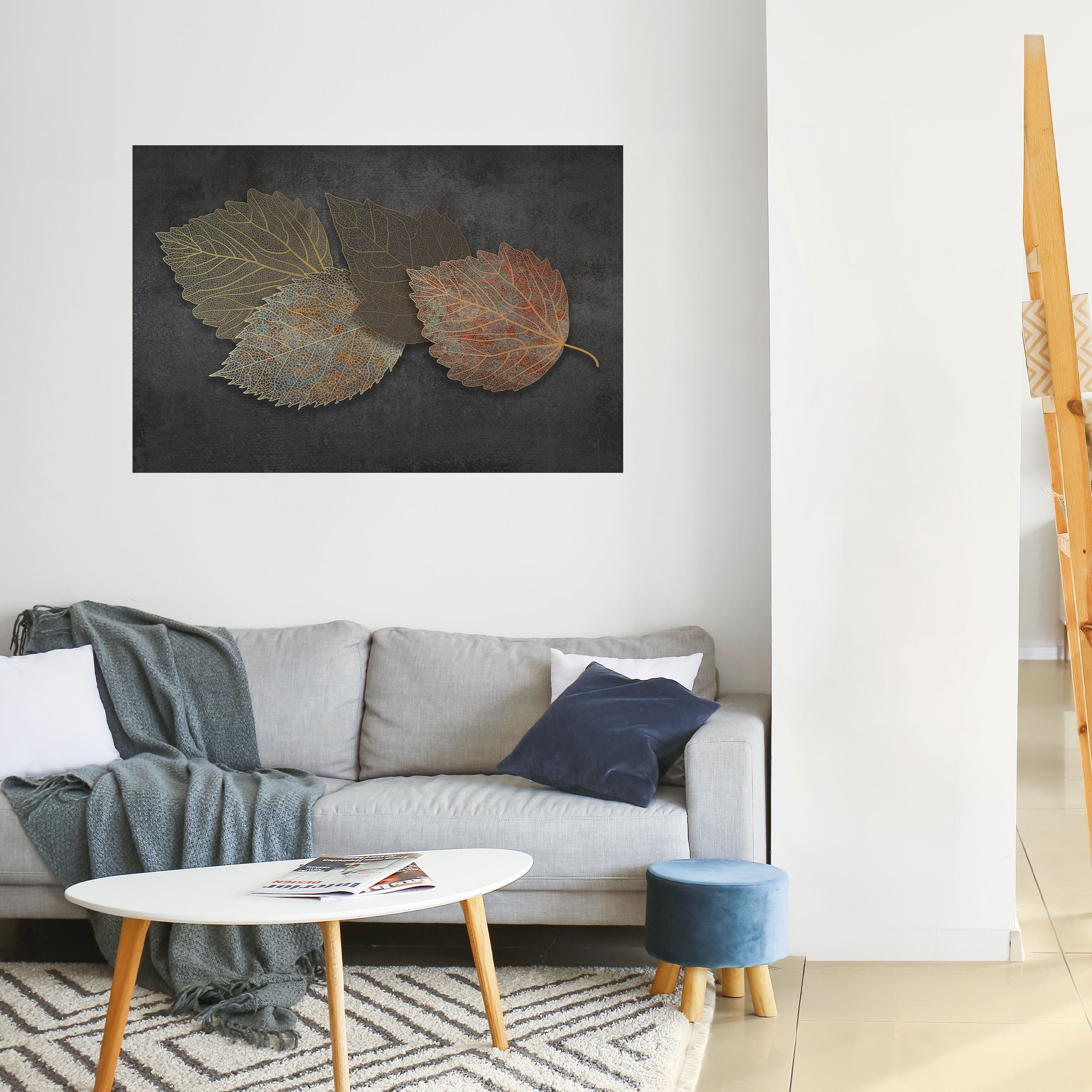 FOLIAGE IN FOCUS Peel and Stick Horizontal Poster