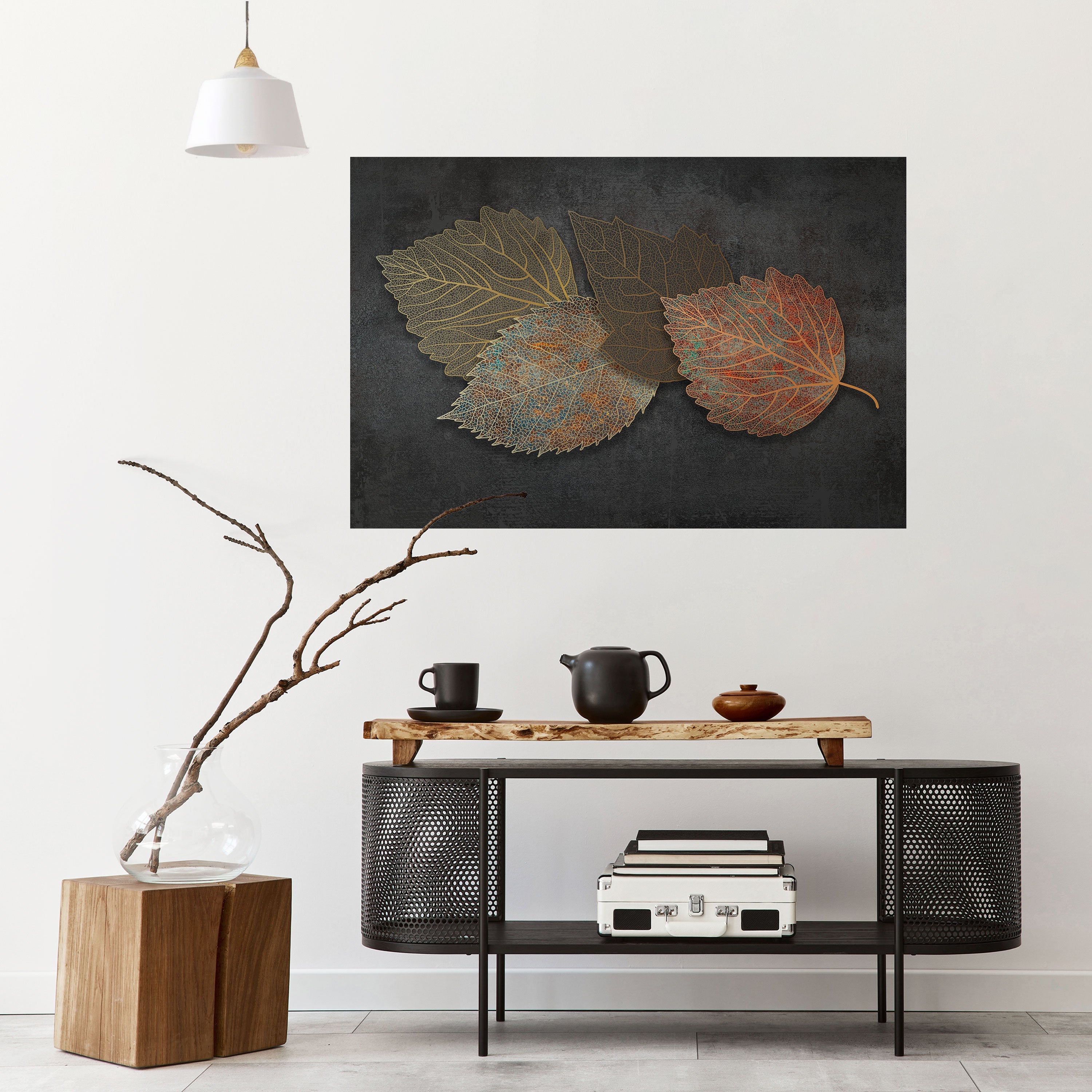 FOLIAGE IN FOCUS Peel and Stick Horizontal Poster