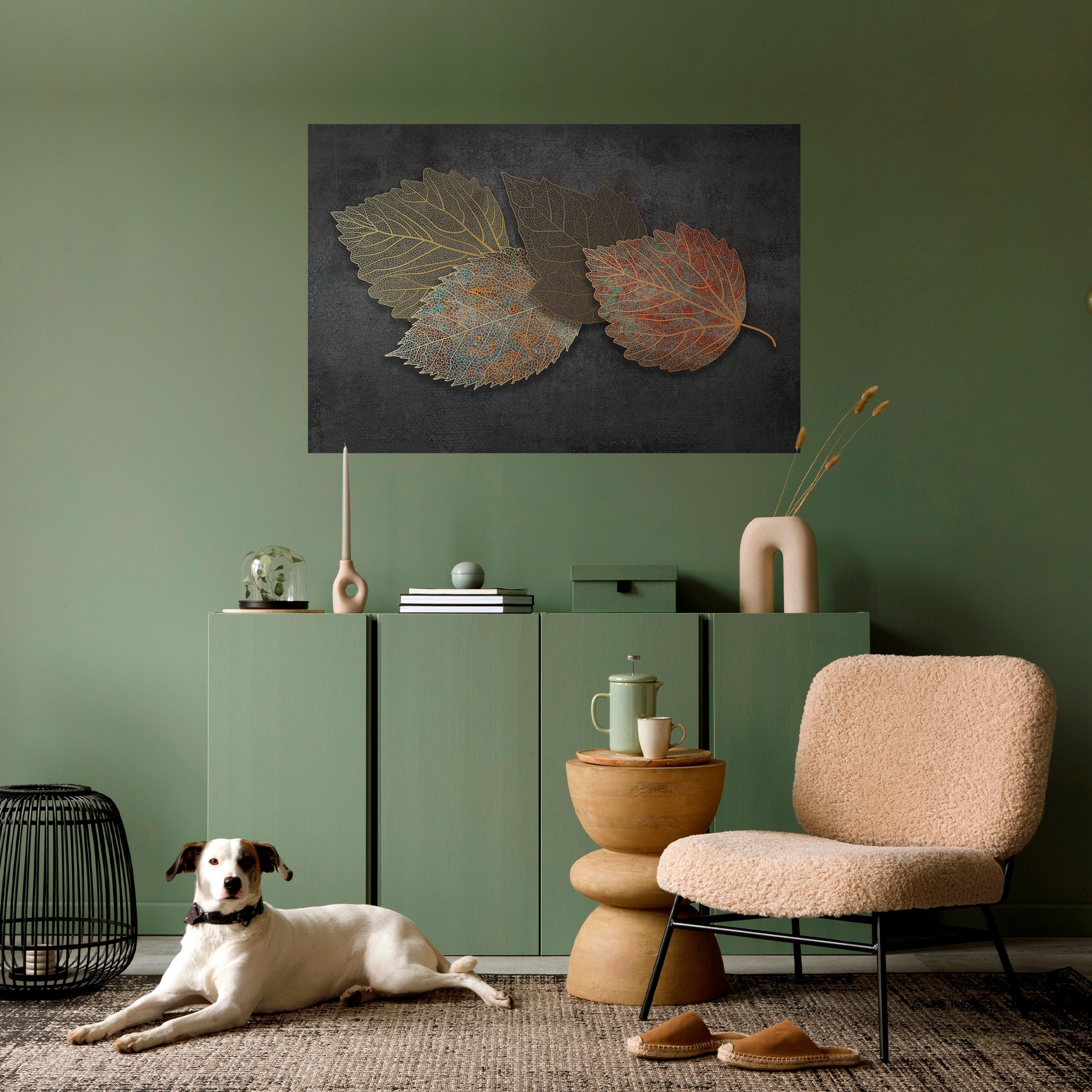 FOLIAGE IN FOCUS Peel and Stick Horizontal Poster