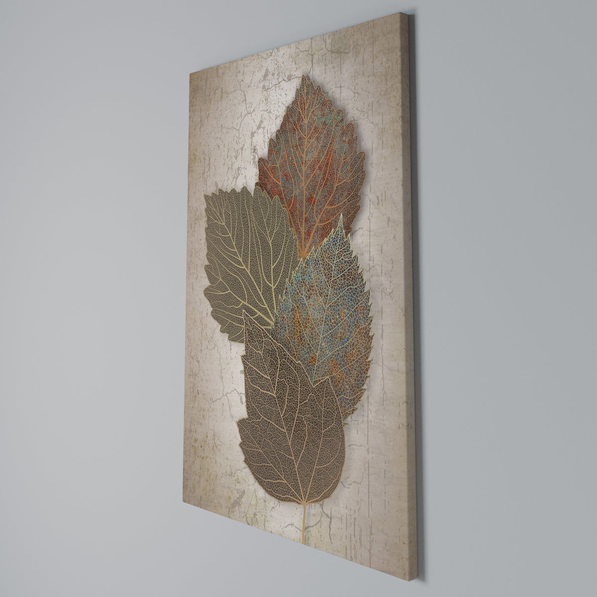 LEAVES OF TIME Κατακόρυφος Πίνακας σε Καμβά