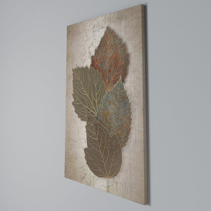 LEAVES OF TIME Κατακόρυφος Πίνακας σε Καμβά