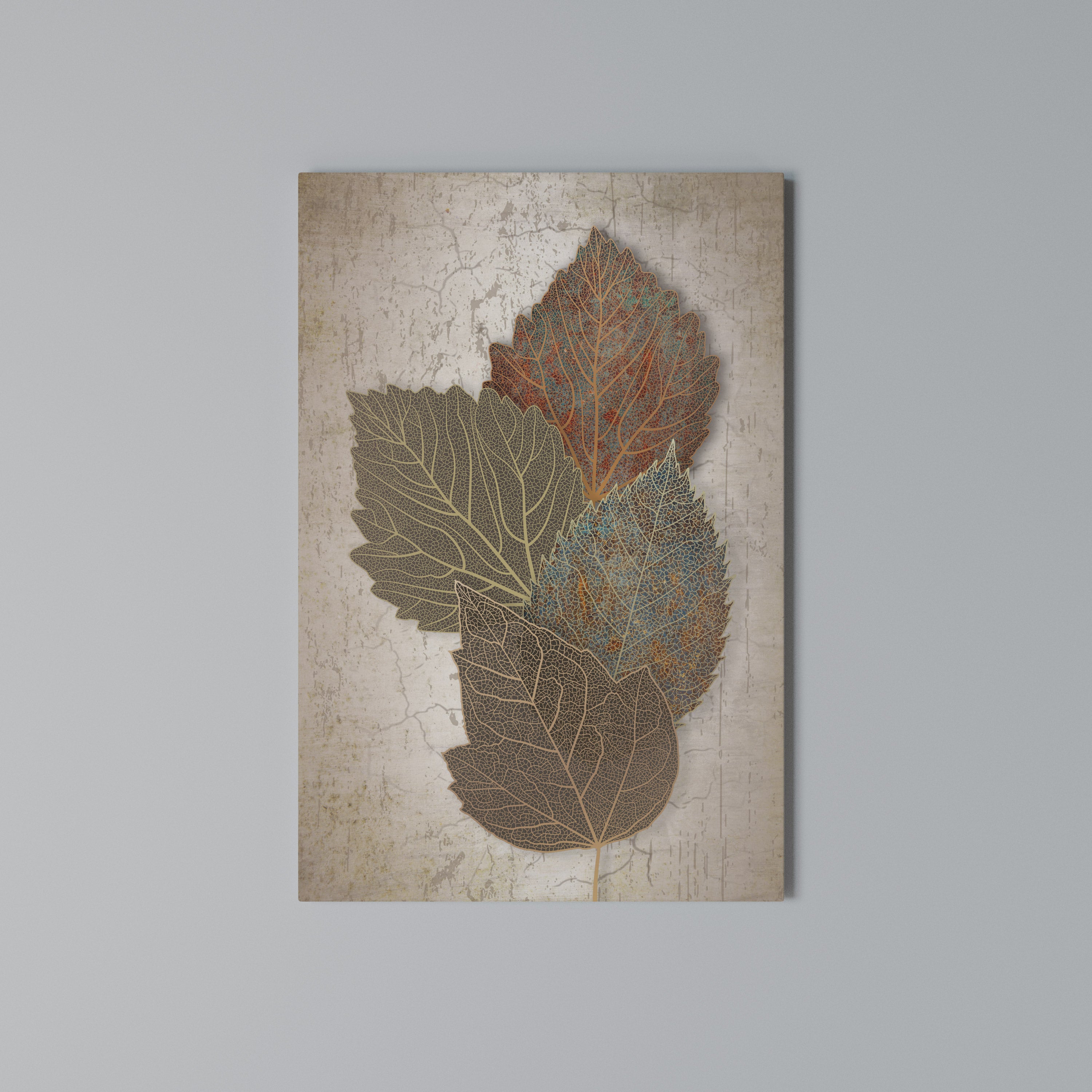 LEAVES OF TIME Κατακόρυφος Πίνακας σε Καμβά