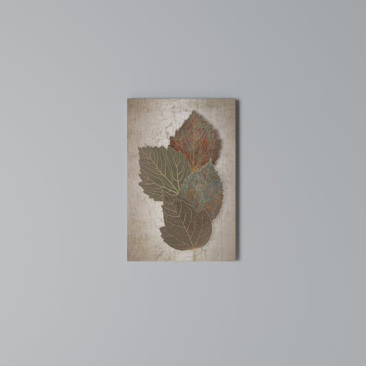 LEAVES OF TIME Κατακόρυφος Πίνακας σε Καμβά