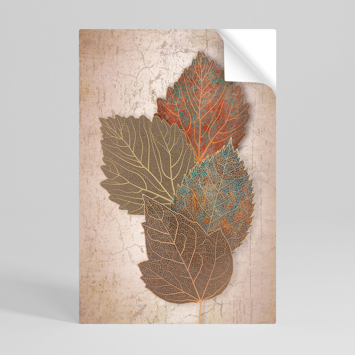 LEAVES OF TIME Αυτοκόλλητη Αφίσα κάθετη