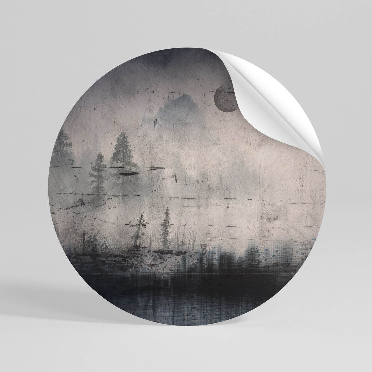 ECLIPSE OF SERENITY Αυτοκόλλητη Αφίσα στρογγυλή