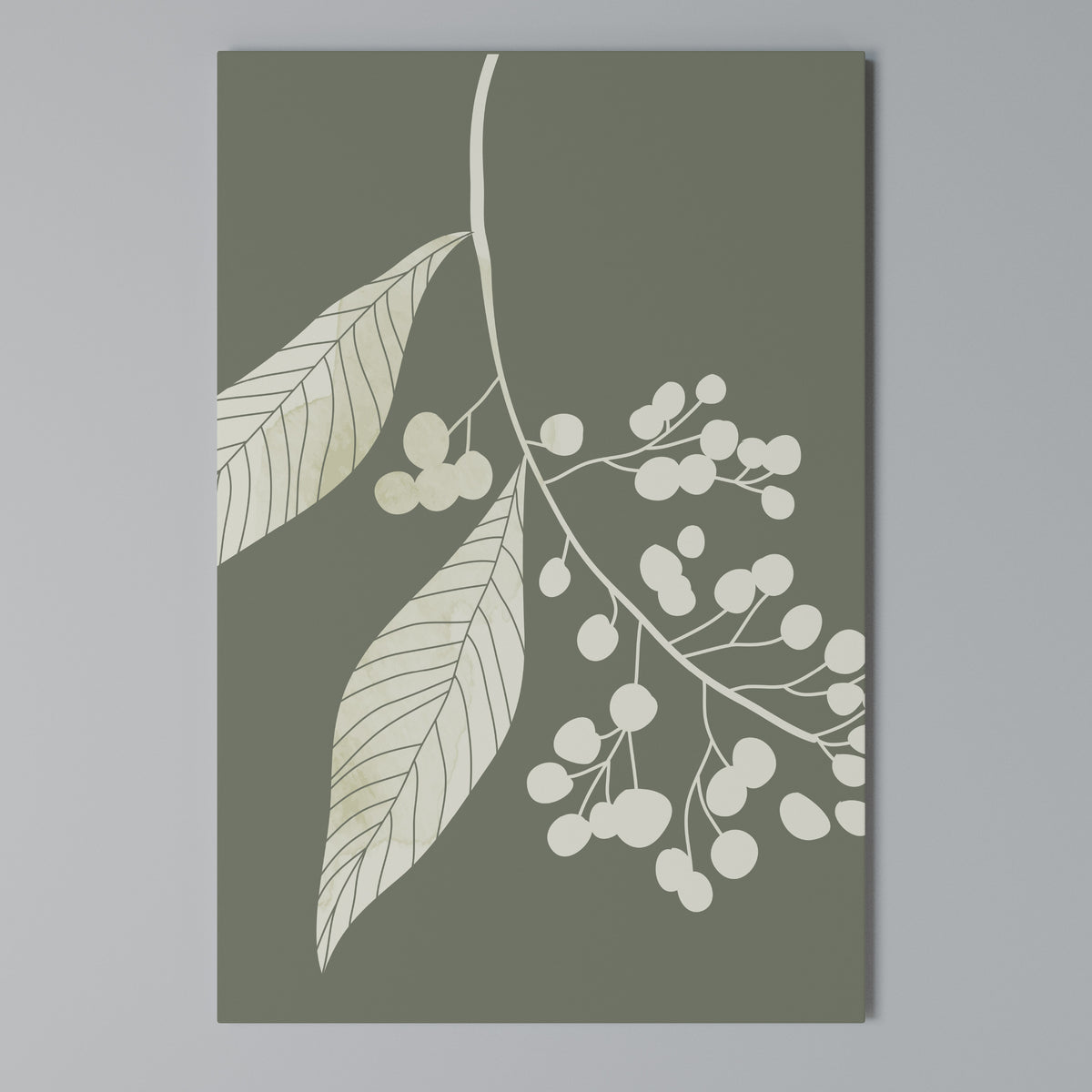SERENE LEAFY FANTASIES Κατακόρυφος Πίνακας σε Καμβά