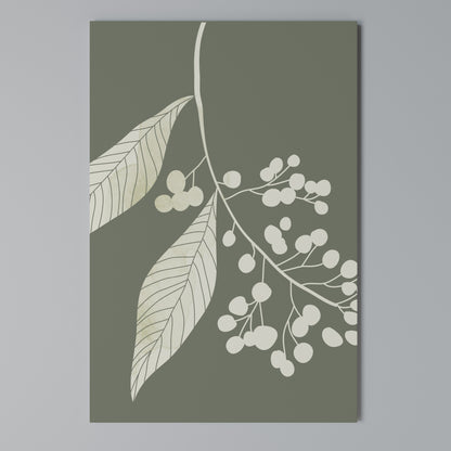 SERENE LEAFY FANTASIES Κατακόρυφος Πίνακας σε Καμβά