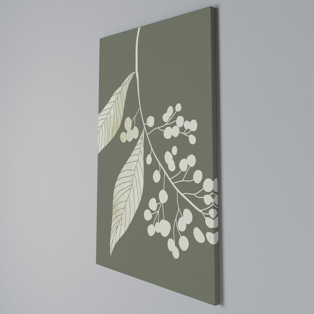 SERENE LEAFY FANTASIES Κατακόρυφος Πίνακας σε Καμβά