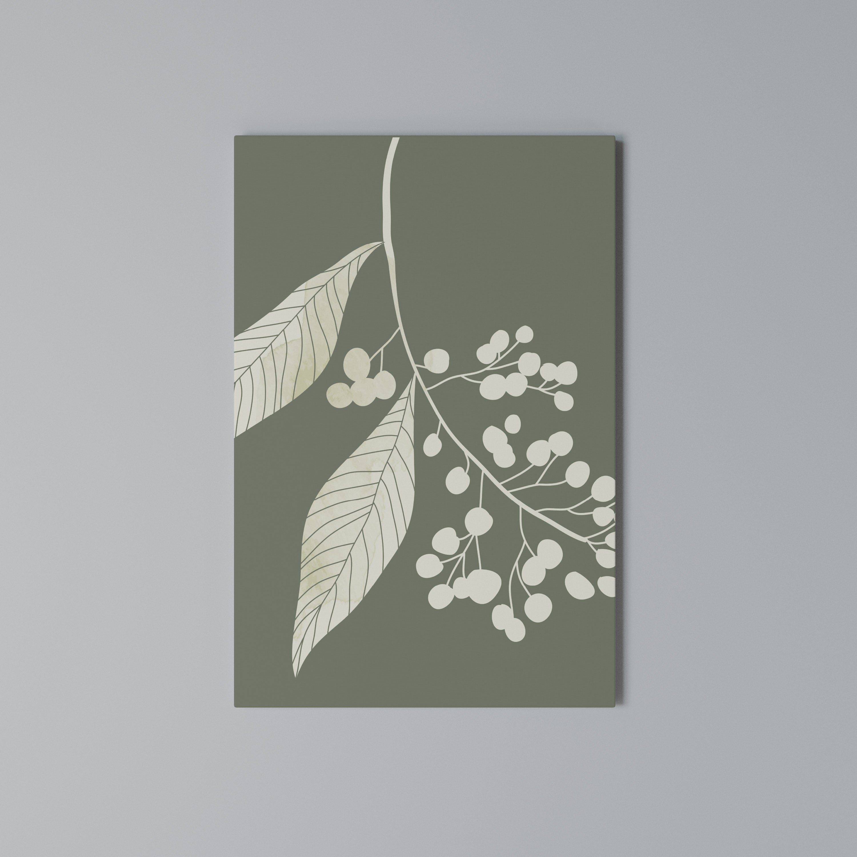 SERENE LEAFY FANTASIES Κατακόρυφος Πίνακας σε Καμβά