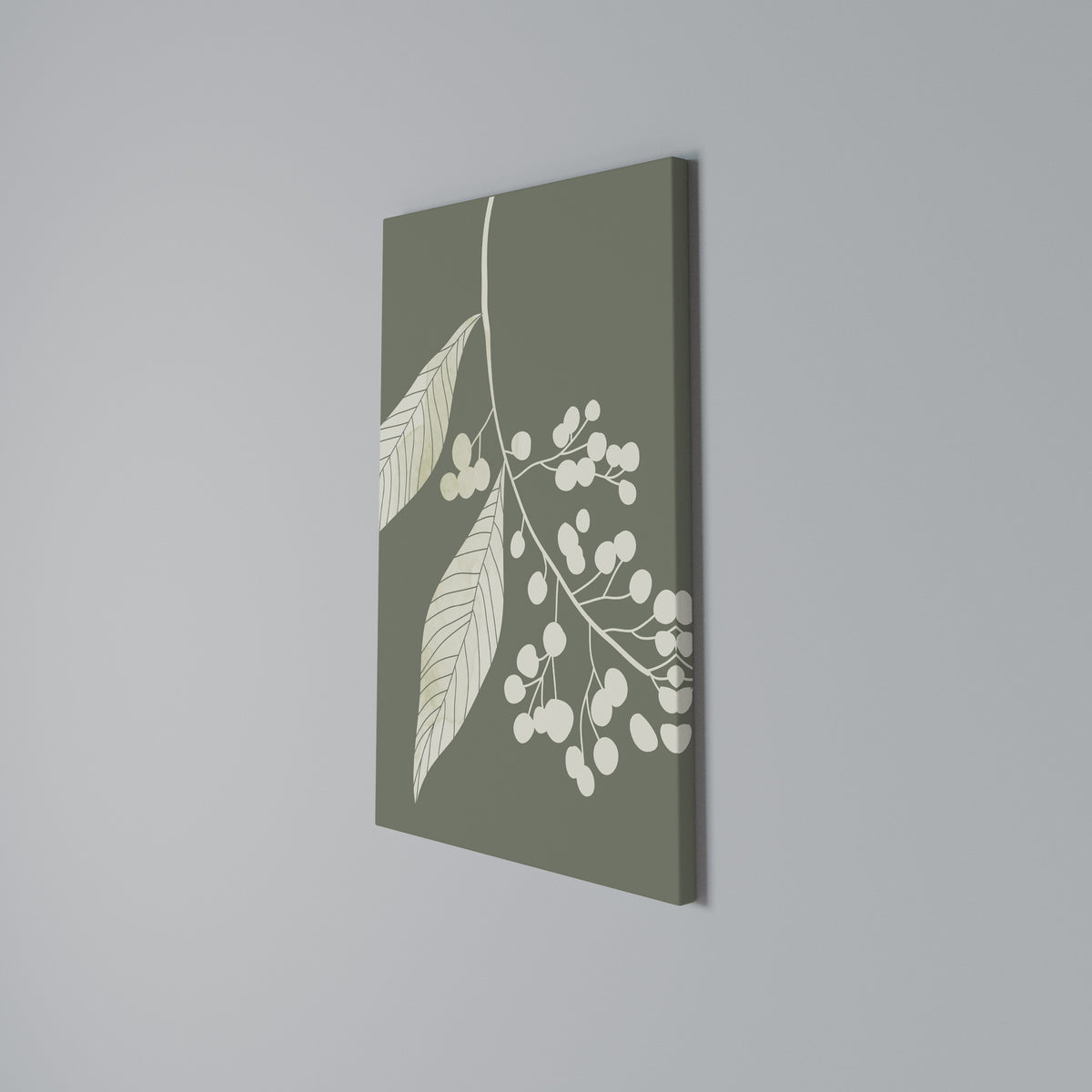 SERENE LEAFY FANTASIES Κατακόρυφος Πίνακας σε Καμβά