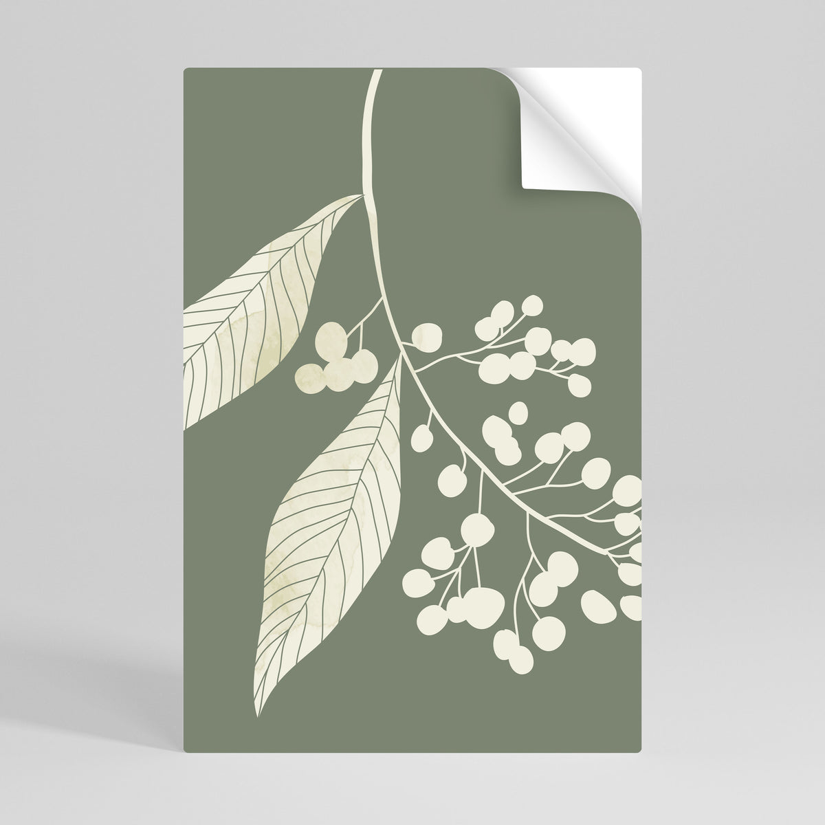 SERENE LEAFY FANTASIES Αυτοκόλλητη Αφίσα κάθετη