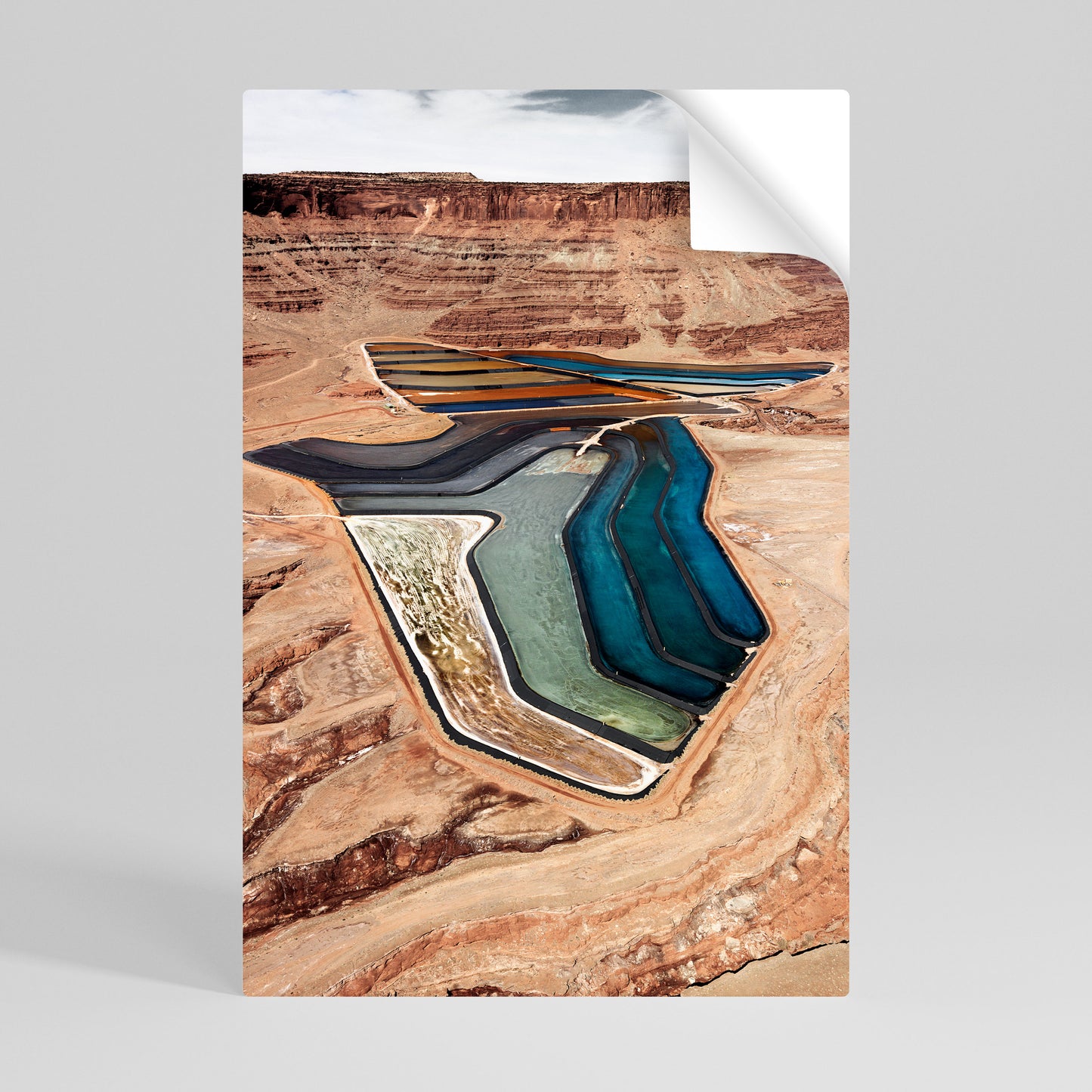 HARMONY IN LAYERS Peel and Stick Vertical Poster