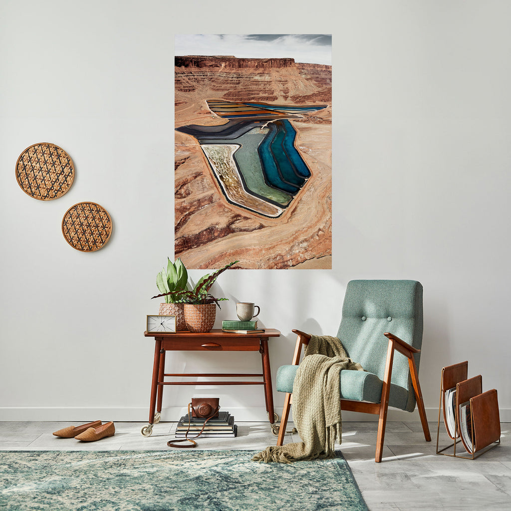 HARMONY IN LAYERS Peel and Stick Vertical Poster