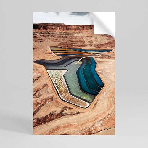 HARMONY IN LAYERS Peel and Stick Vertical Poster