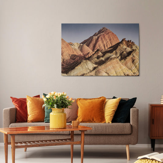 PEAKS OF PAINTED DREAMS Horizontal Canvas Print