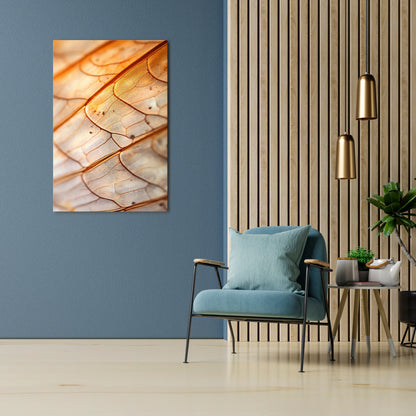 ELEGANT VEINING Κατακόρυφος Πίνακας σε Καμβά