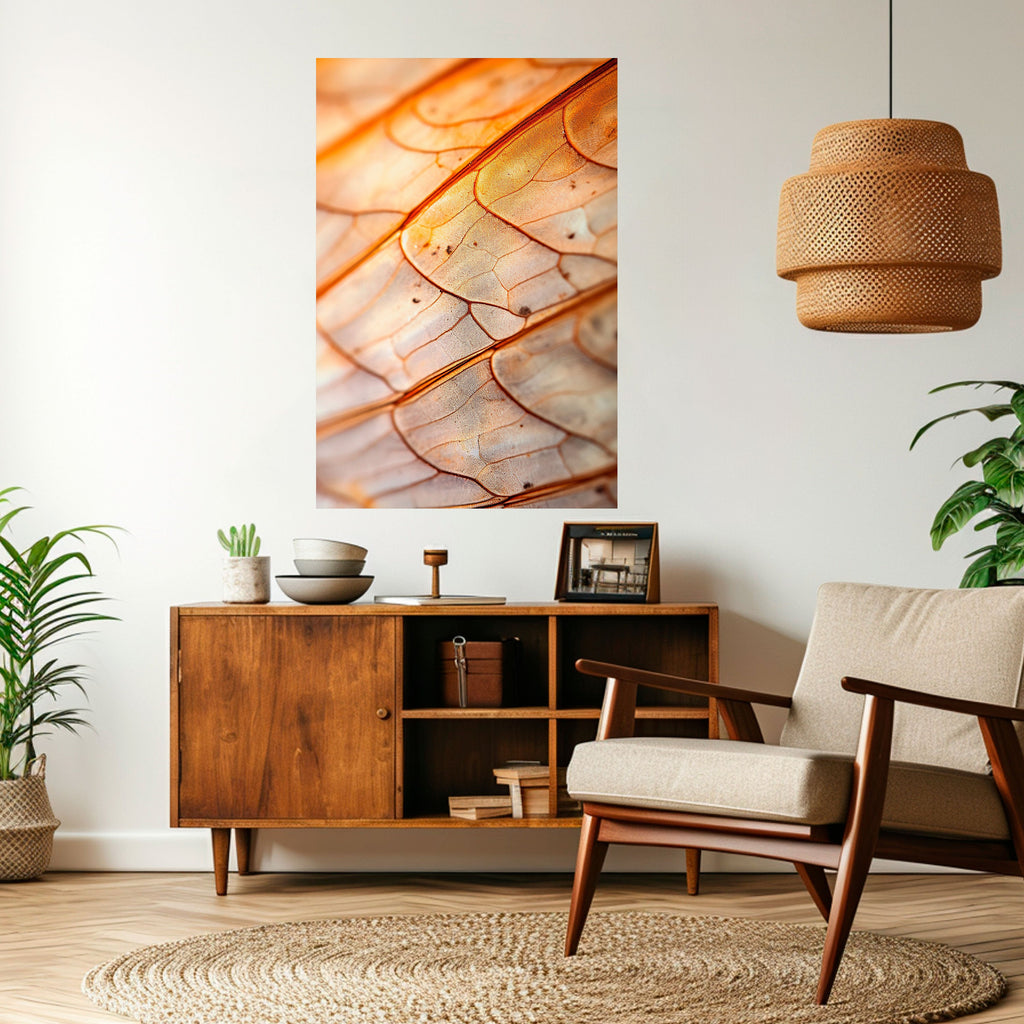 ELEGANT VEINING Αφίσα με κολλητική ταινία και κάθετη εκτύπωση