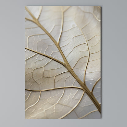 GOLDEN LEAF WHISPERS Κατακόρυφος Πίνακας σε Καμβά