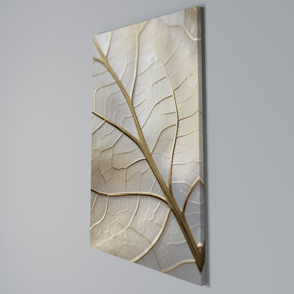 GOLDEN LEAF WHISPERS Κατακόρυφος Πίνακας σε Καμβά