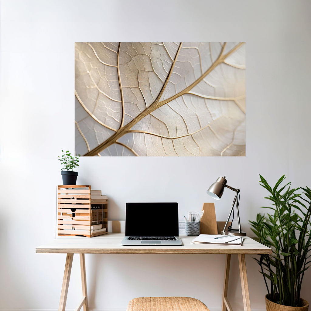 Ψίθυροι Golden Leaf - Οριζόντια αφίσα με θέμα "Ξεκολλήστε και κολλήστε"