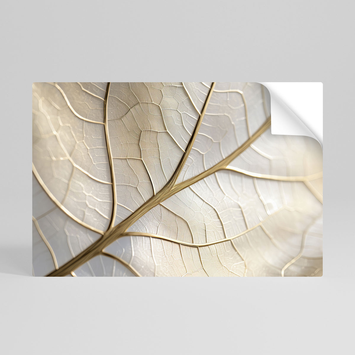 GOLDEN LEAF WHISPERS Peel and Stick Horizontal Poster