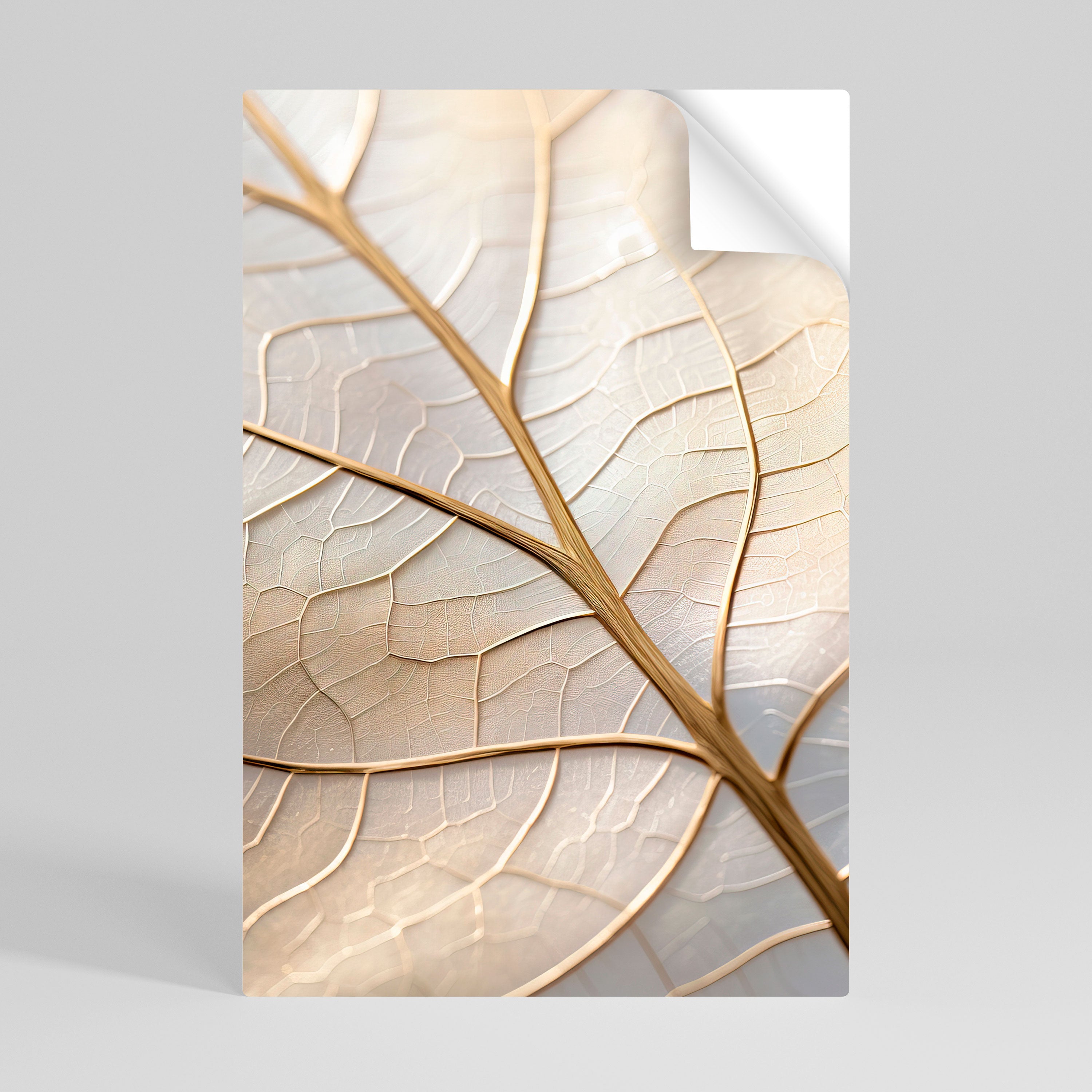 GOLDEN LEAF WHISPERS Αφίσα με κάθετη κόλλα και κολλήματα