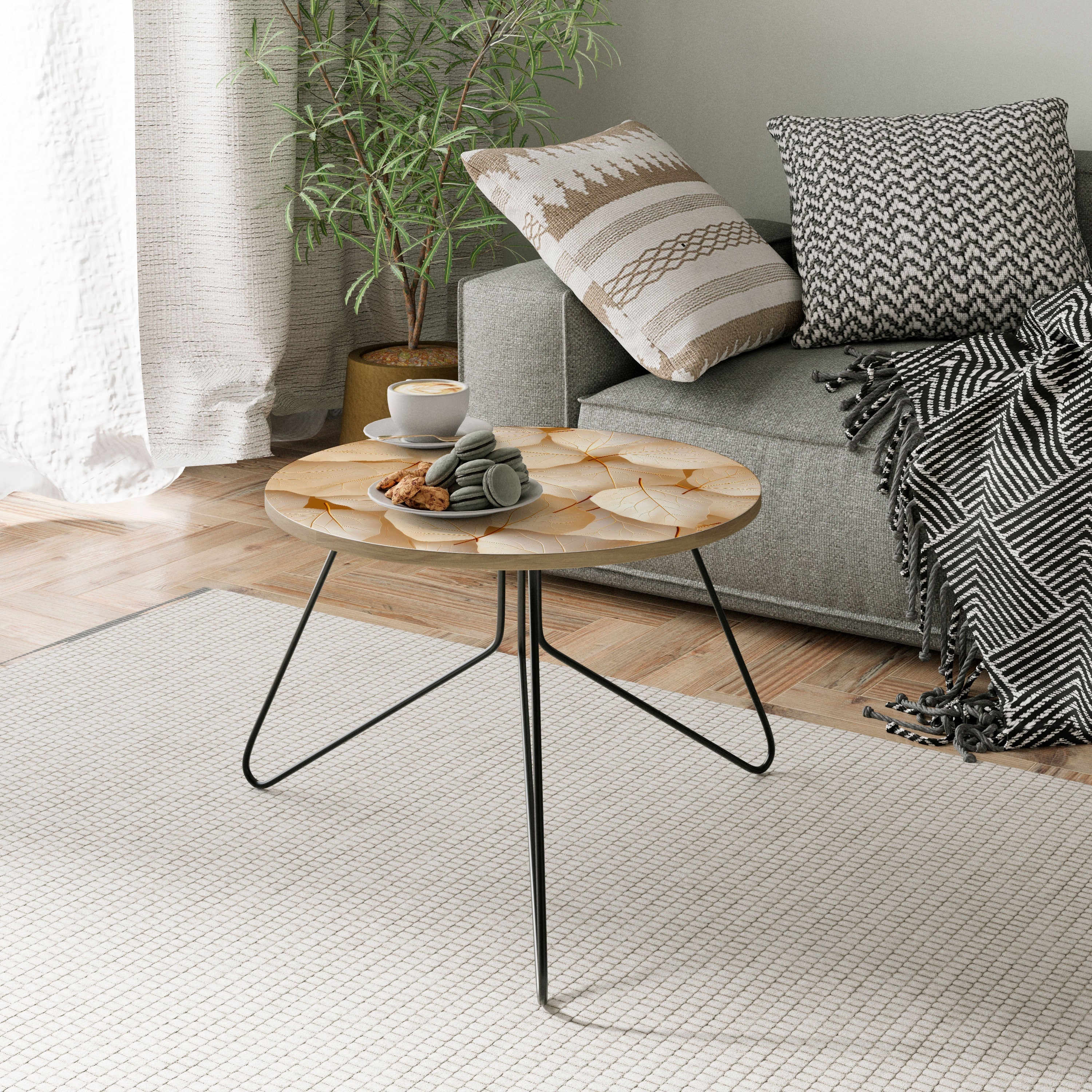 VELLUM LEAF SYMPHONY Coffee Table 60