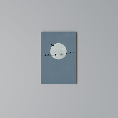 MOONLIT REST Κατακόρυφος Πίνακας σε Καμβά