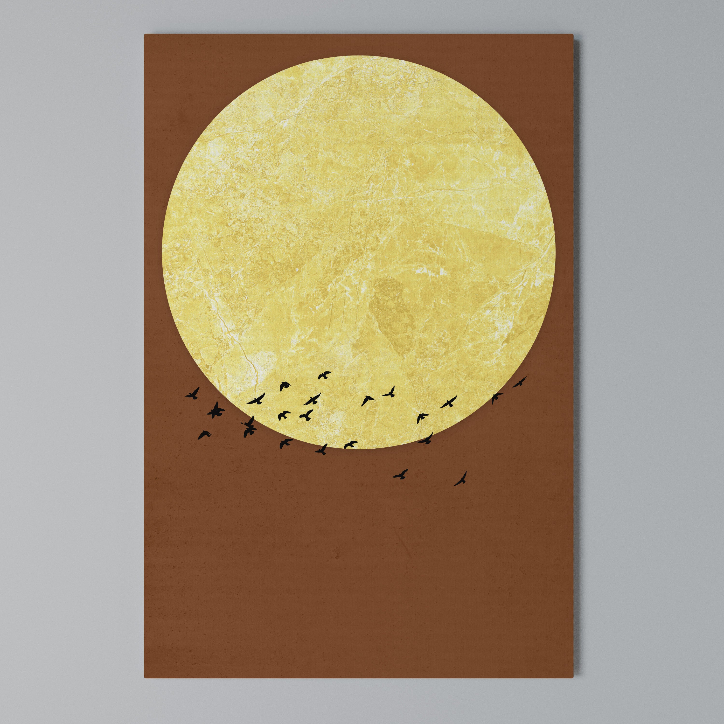 MOONLIT MIGRATION Κατακόρυφος Πίνακας σε Καμβά