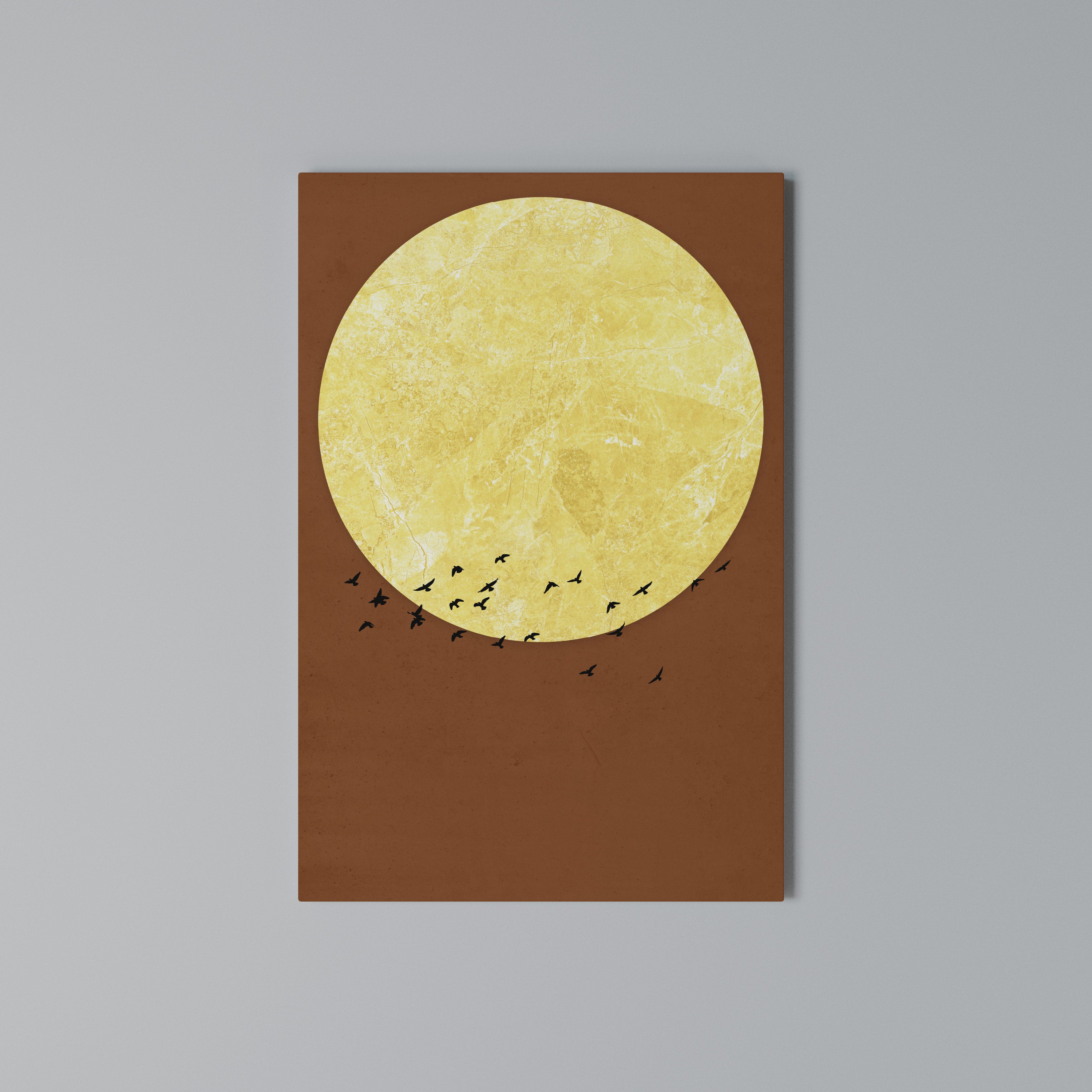 MOONLIT MIGRATION Κατακόρυφος Πίνακας σε Καμβά