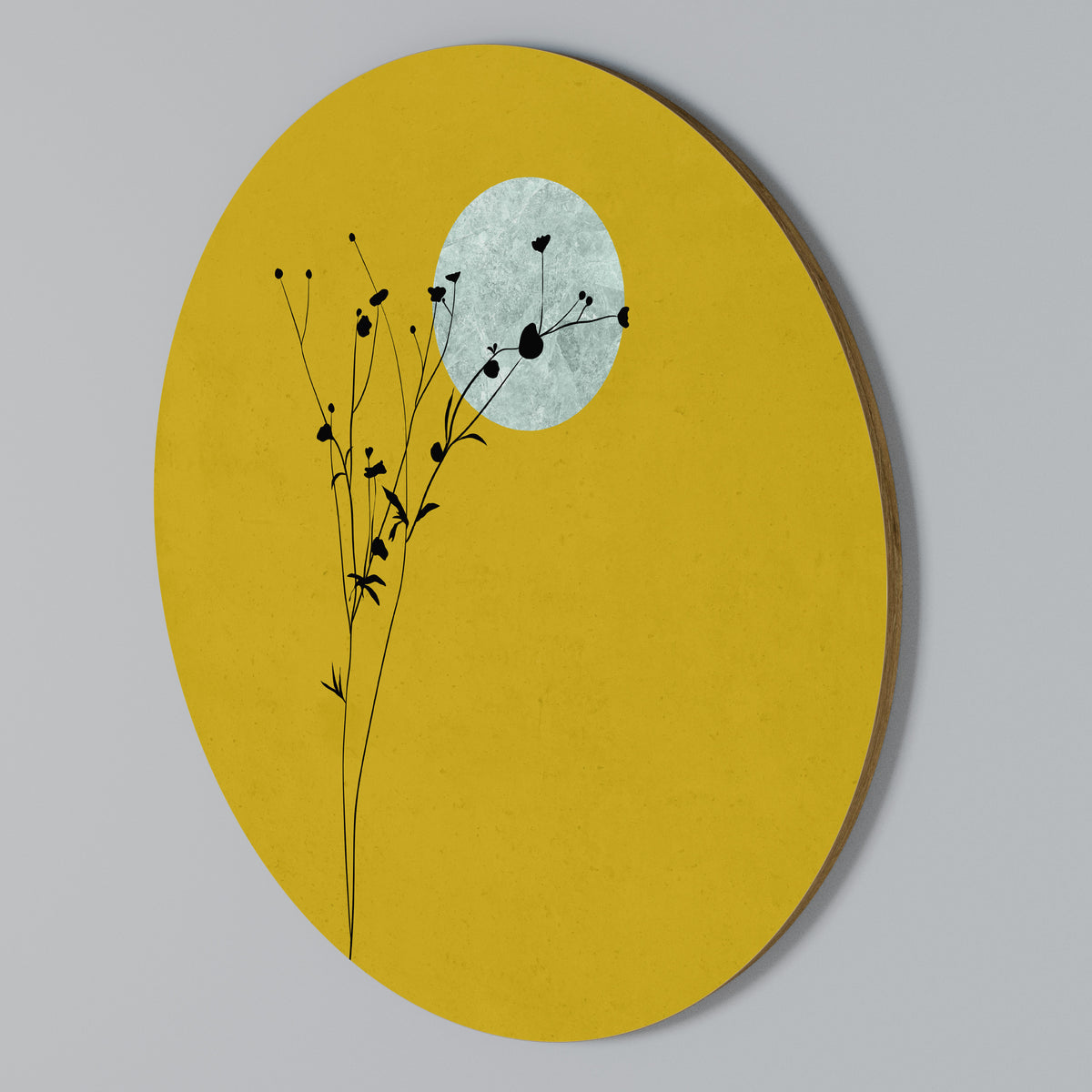 RISE IN THE LIGHT Στρογγυλός πίνακας ζωγραφικής