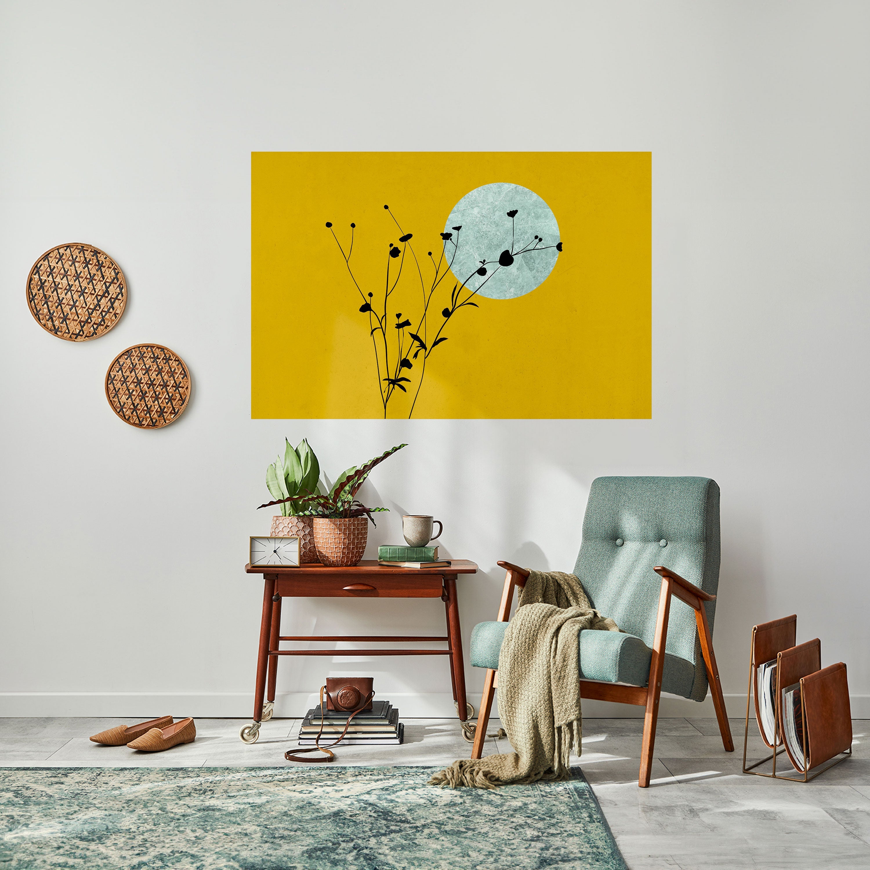 RISE IN THE LIGHT Peel and Stick Horizontal Poster