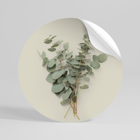 FOLIAGE FANTASIES Αυτοκόλλητη Αφίσα στρογγυλή