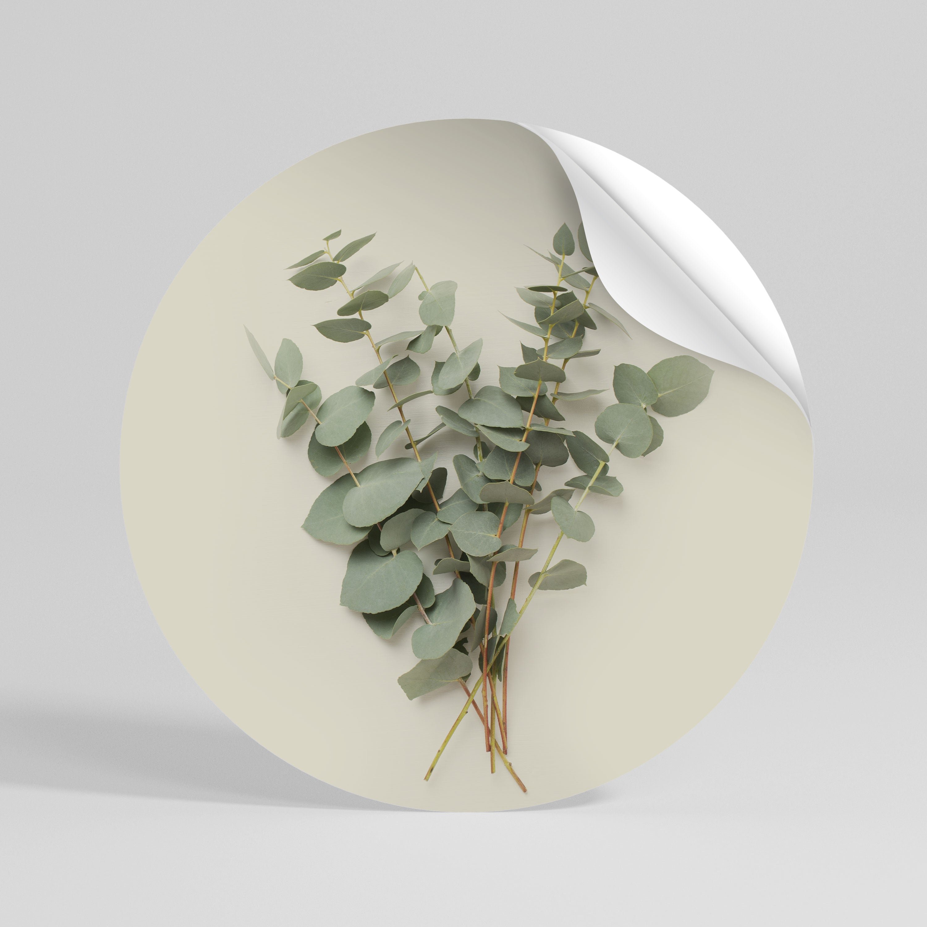 FOLIAGE FANTASIES Αυτοκόλλητη Αφίσα στρογγυλή