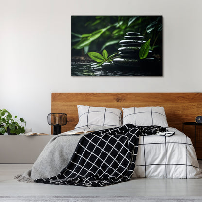 HARMONY STONES Horizontal Canvas Print
