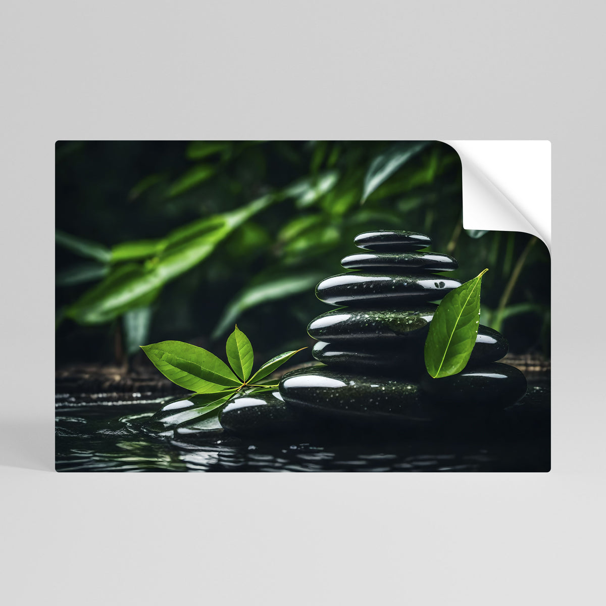 HARMONY STONES Peel and Stick Horizontal Poster