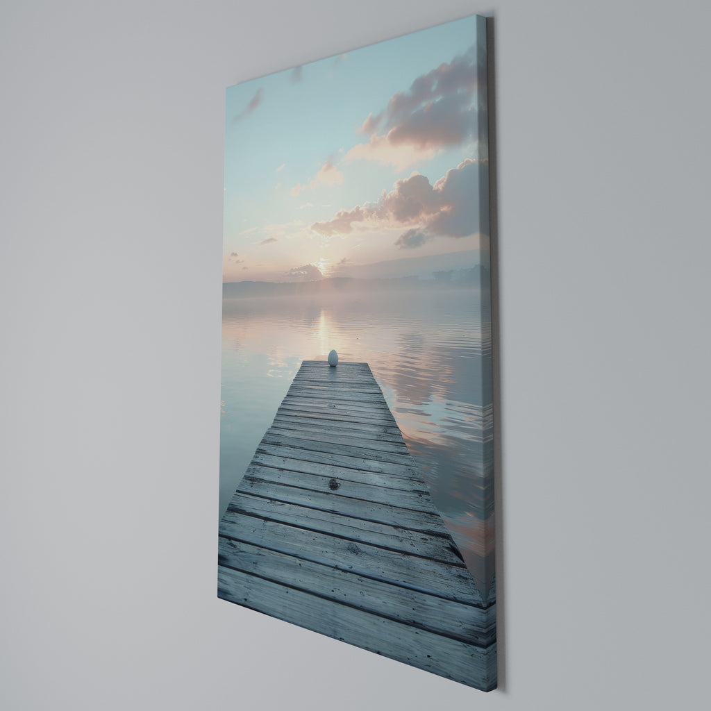 GENTLE MORNING MYSTIQUE Vertical Canvas Print