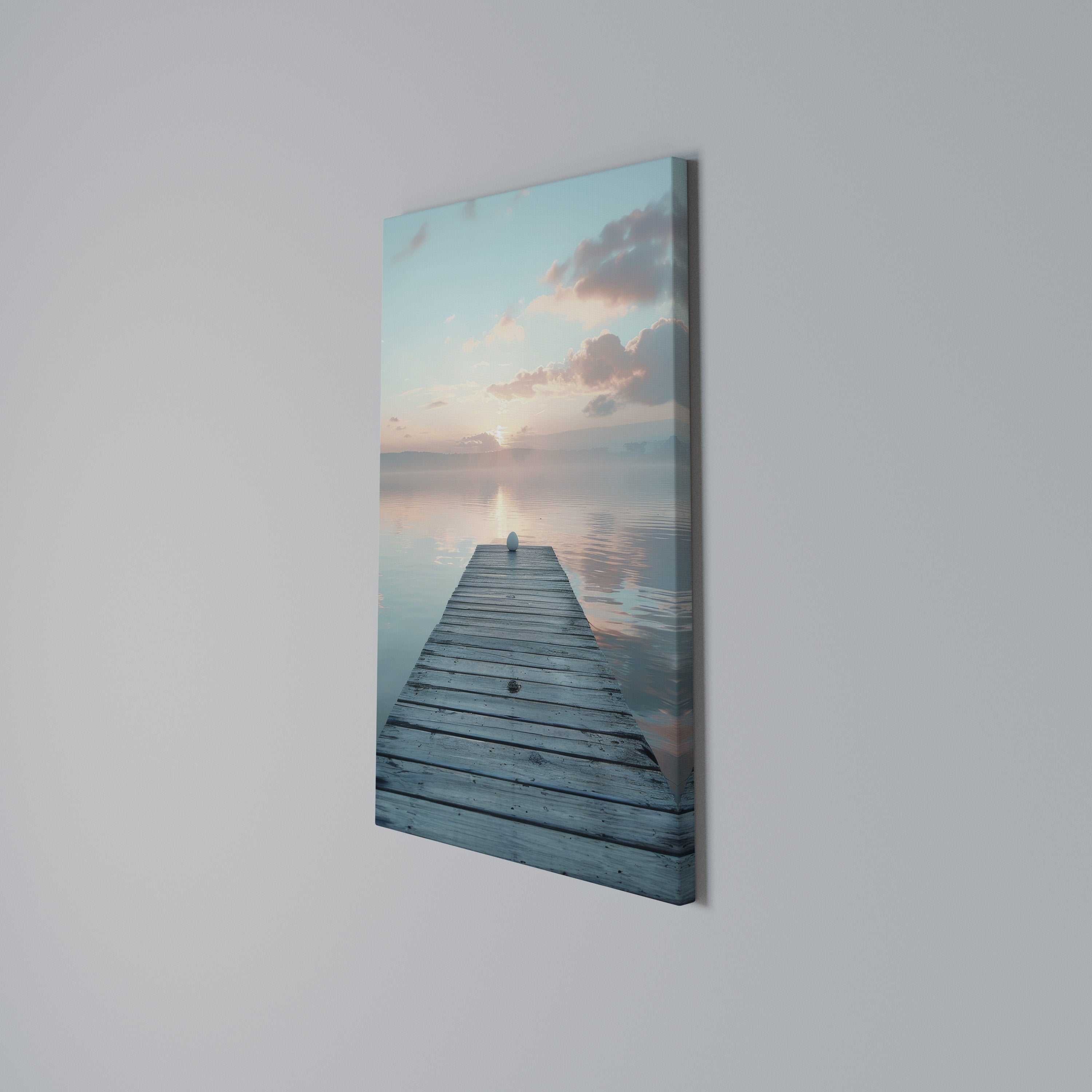 GENTLE MORNING MYSTIQUE Vertical Canvas Print