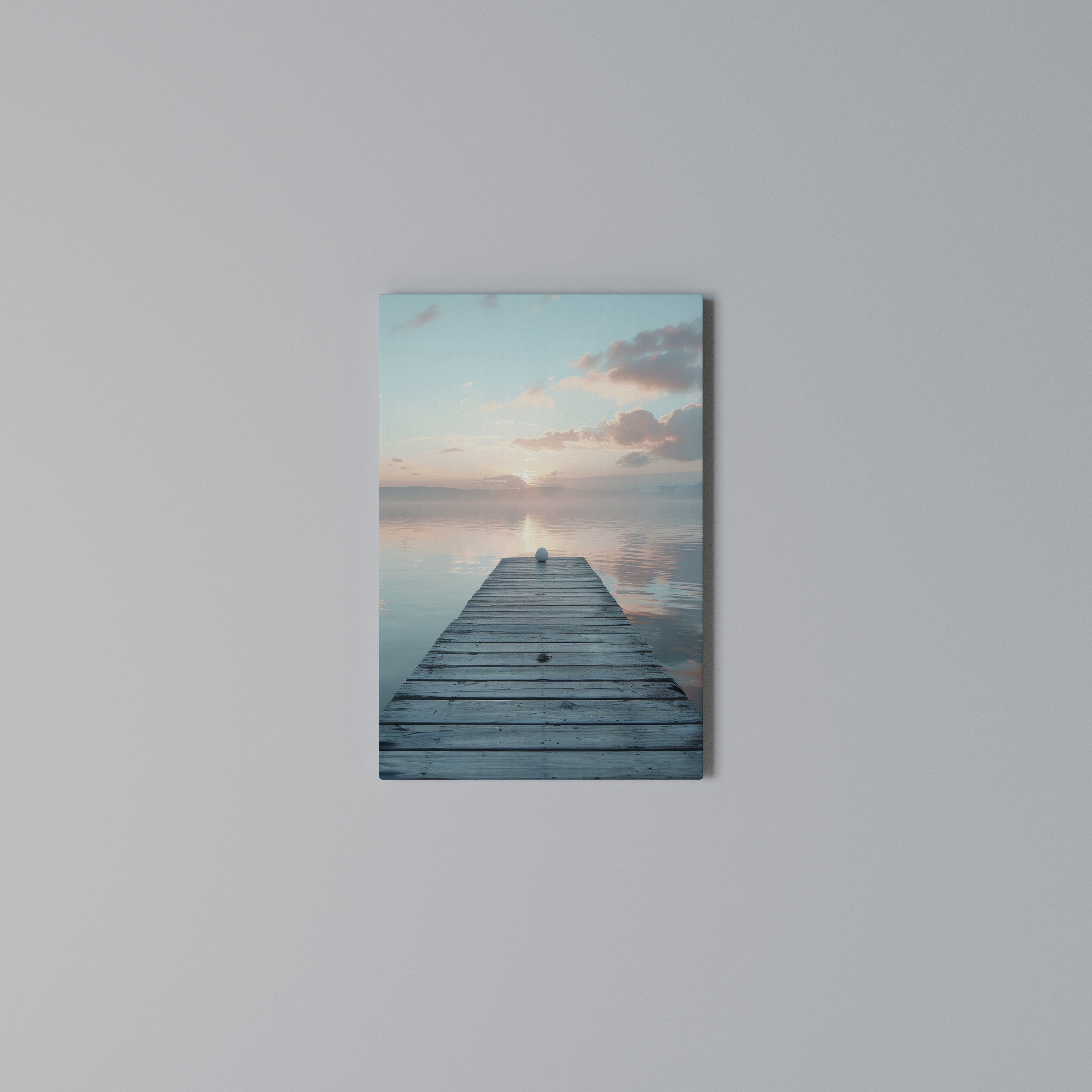 GENTLE MORNING MYSTIQUE Vertical Canvas Print