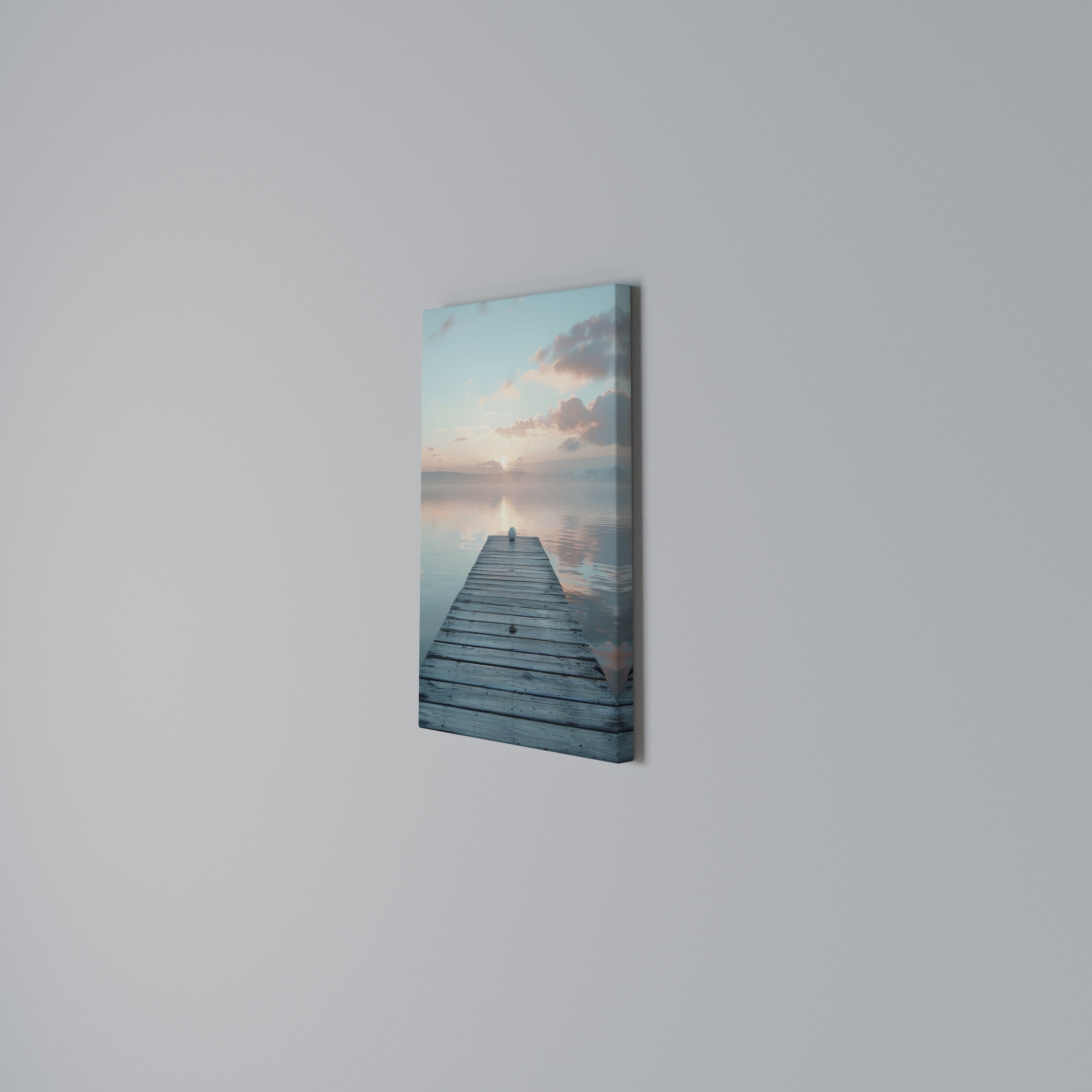 GENTLE MORNING MYSTIQUE Vertical Canvas Print