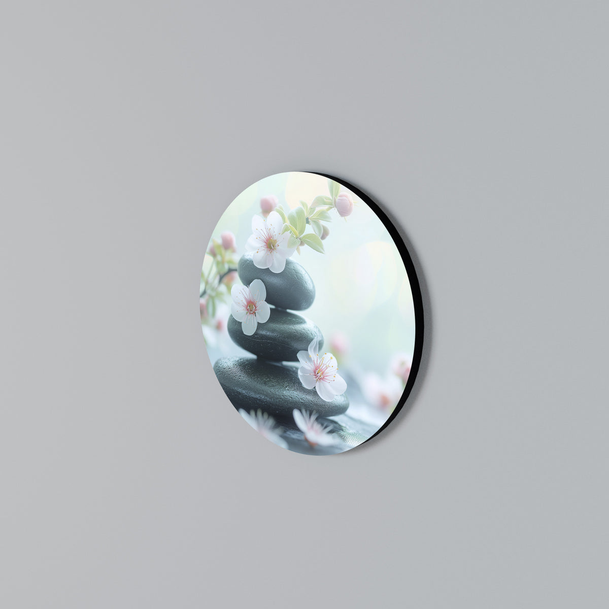 MINDFUL MOMENTS Στρογγυλός πίνακας ζωγραφικής