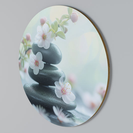 MINDFUL MOMENTS Στρογγυλός πίνακας ζωγραφικής