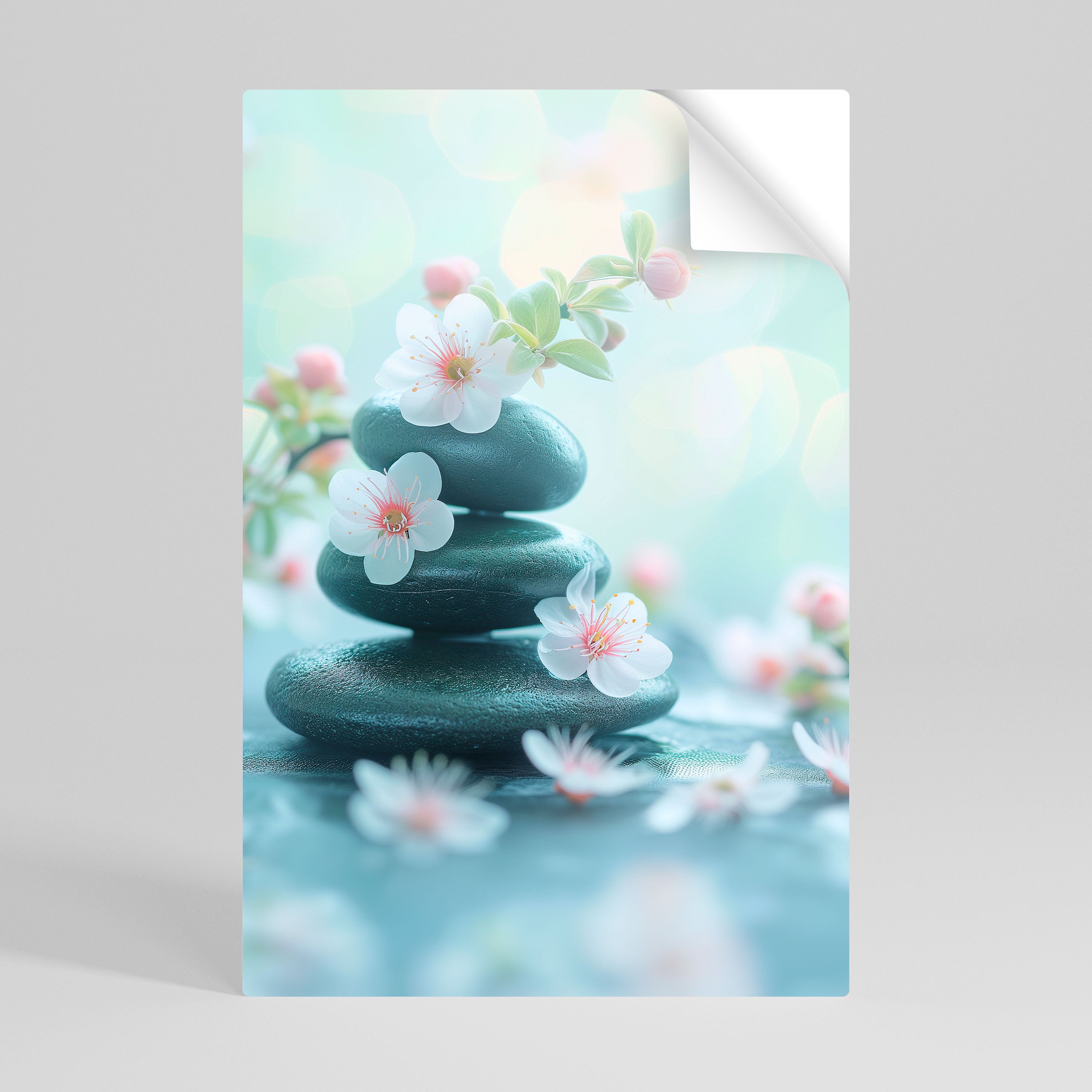 MINDFUL MOMENTS Αυτοκόλλητη "Peel and Stick" Αφίσα κάθετη