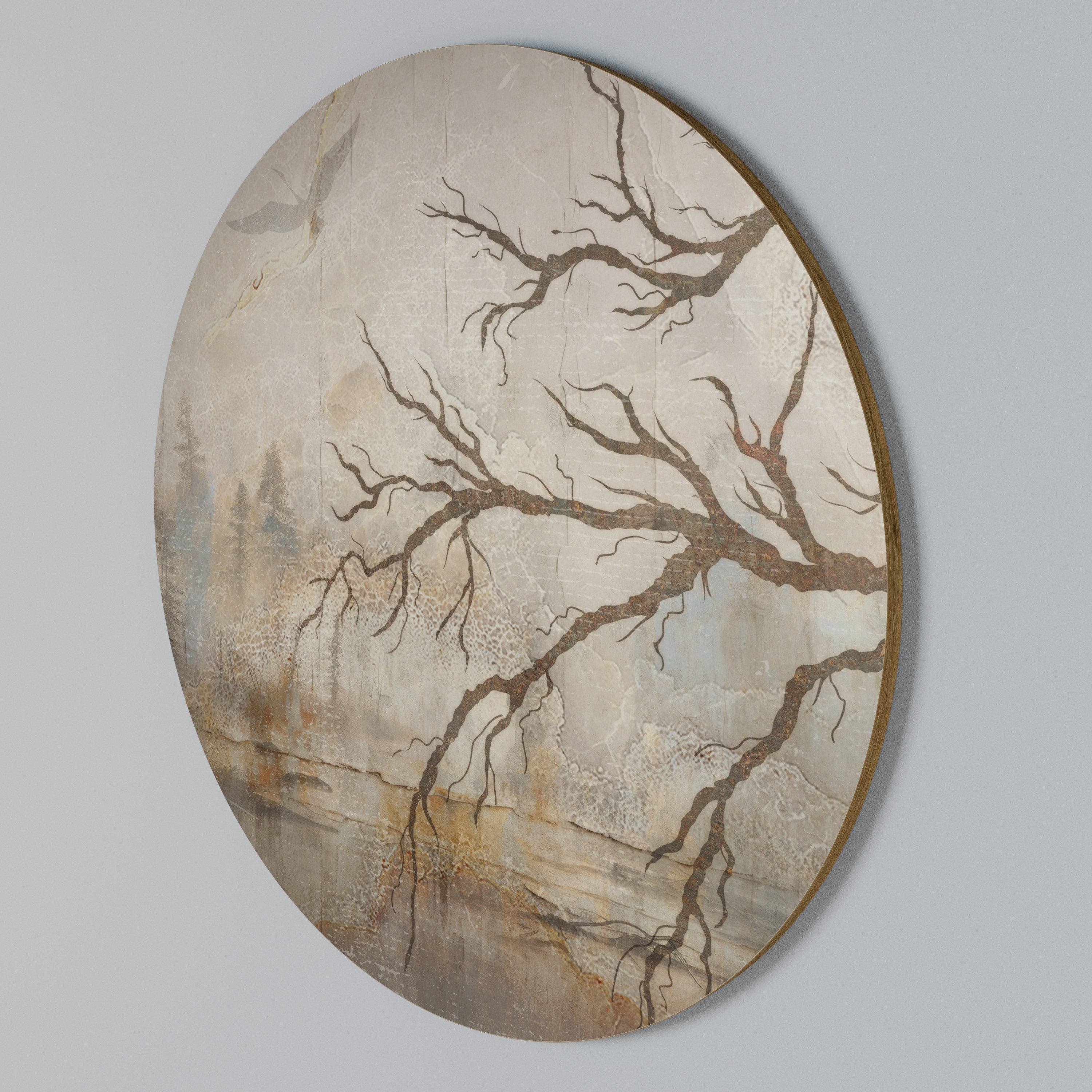 FLIGHT OF FANTASY Στρογγυλός πίνακας ζωγραφικής