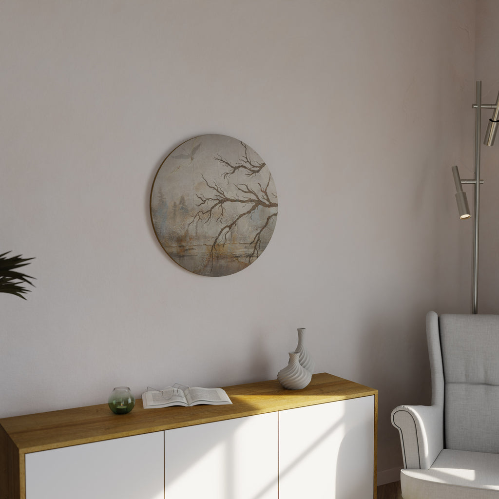 FLIGHT OF FANTASY Round Wall Art