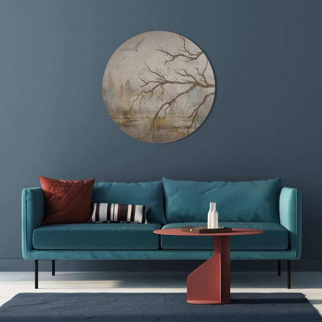 FLIGHT OF FANTASY Round Wall Art