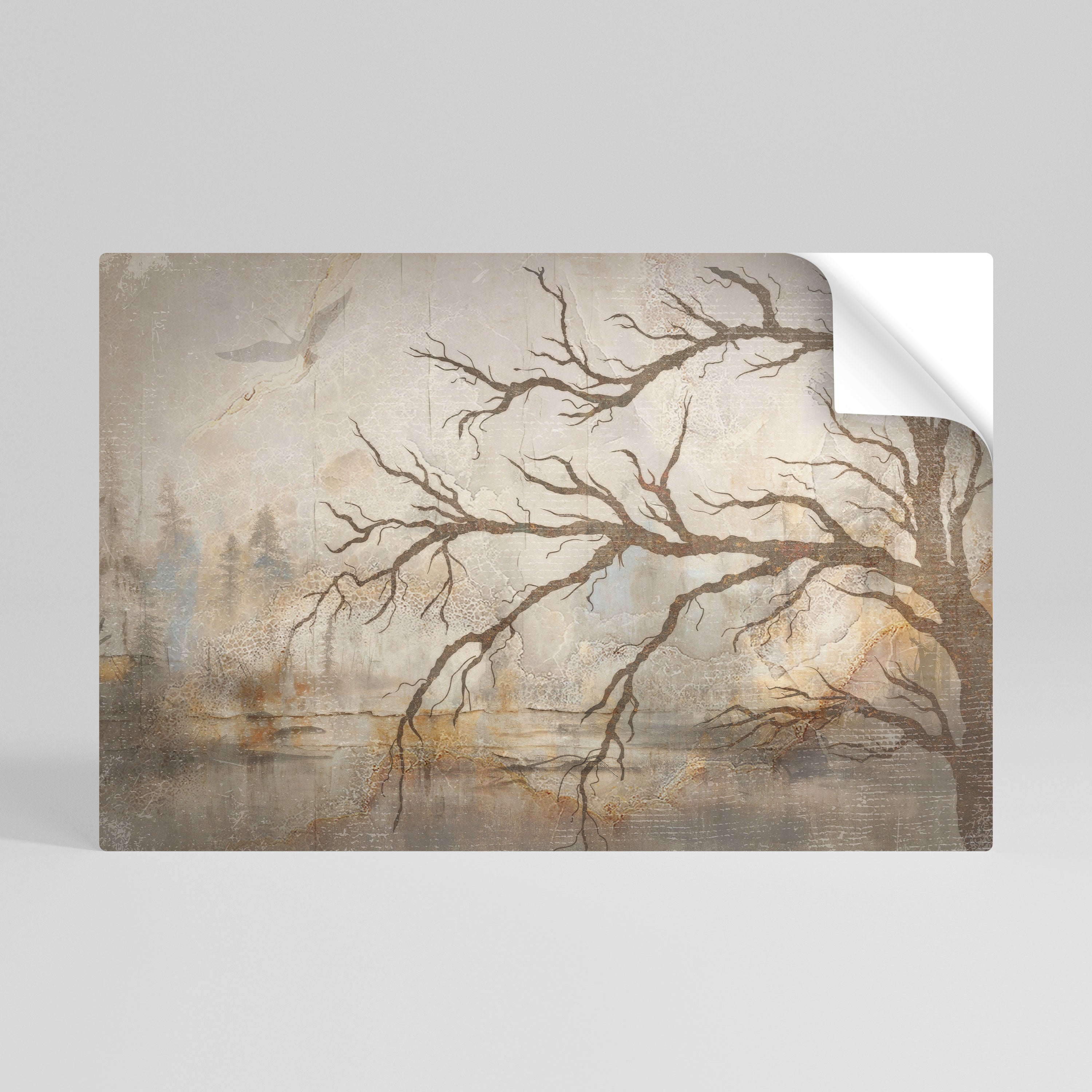 FLIGHT OF FANTASY Αυτοκόλλητη "Peel and Stick" Αφίσα οριζόντια