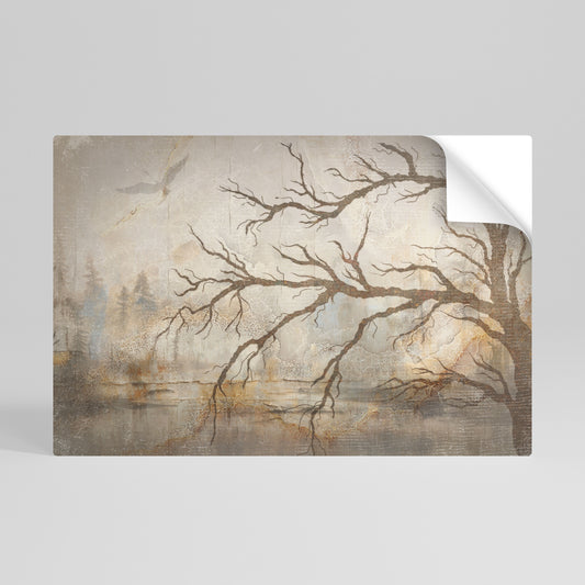 FLIGHT OF FANTASY Peel and Stick Horizontal Poster