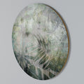 HARMONY IN GREENERY Round Wall Art